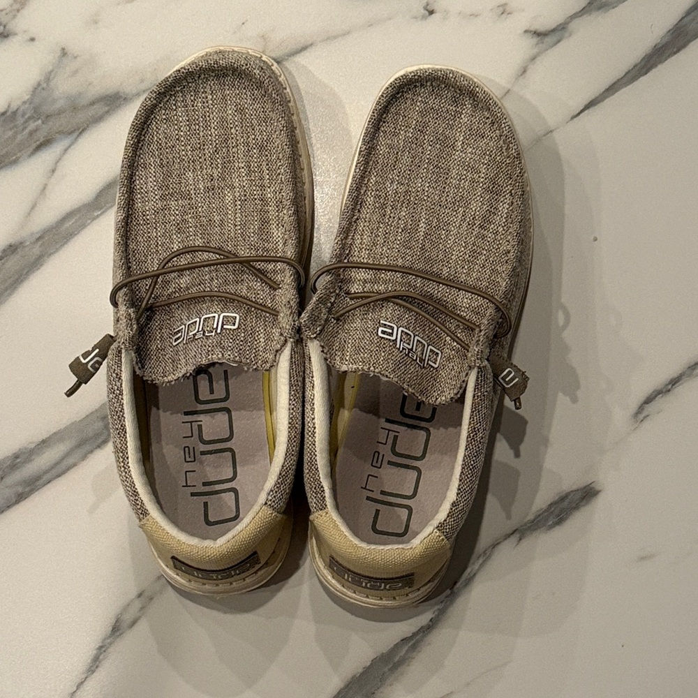 Hey Dude Taupe Slip-On Loafers